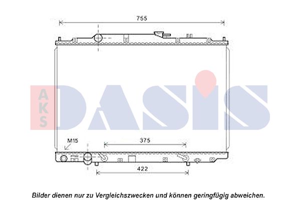 AKS DASIS Radiators, Motora dzesēšanas sistēma 100072N